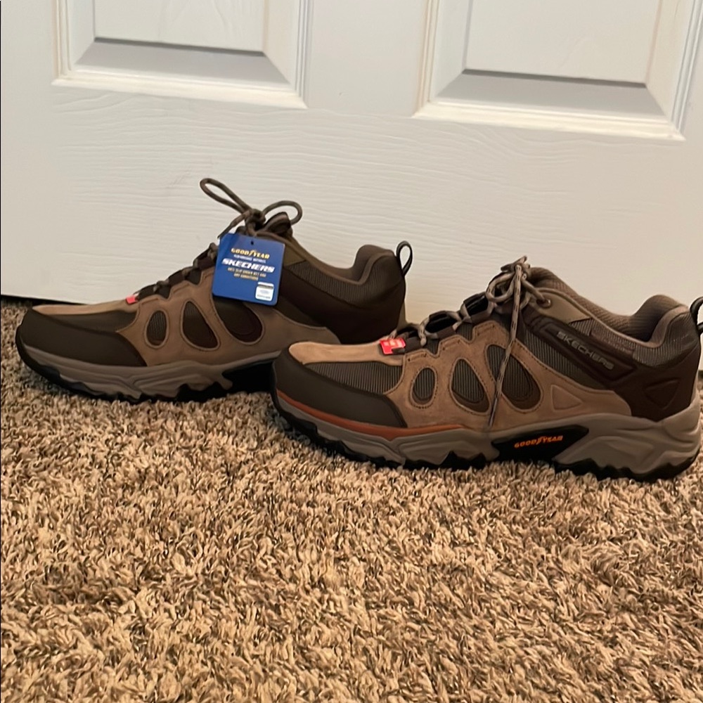 Skechers Brown Hiking Shoes